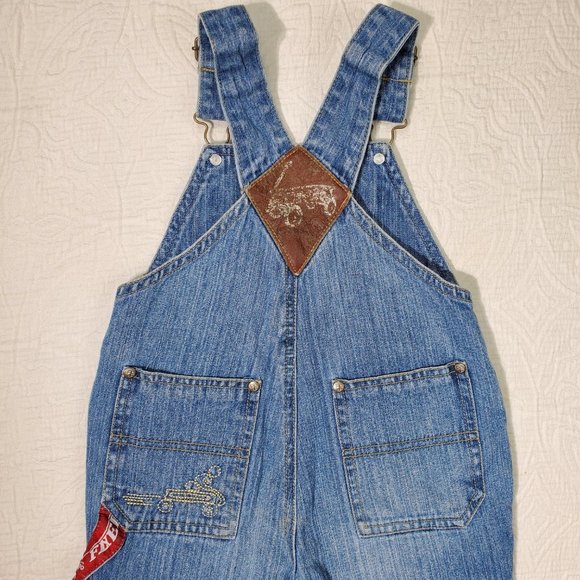 Retro Radio Flyer Wagon Overalls 18 months - Picture 9 of 12
